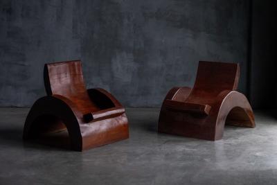 Jos Zanine Caldas Lounge Chairs by Jos Zanine Caldas Brazil 1970s
