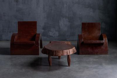 Jos Zanine Caldas Lounge Chairs by Jos Zanine Caldas Brazil 1970s