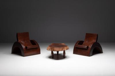 Jos Zanine Caldas Lounge Chairs by Jos Zanine Caldas Brazil 1970s