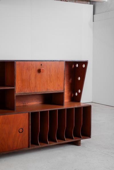 Jos Zanine Caldas Mid Century Modern Cabinet Bar by Zanine Caldas Brazil 1949