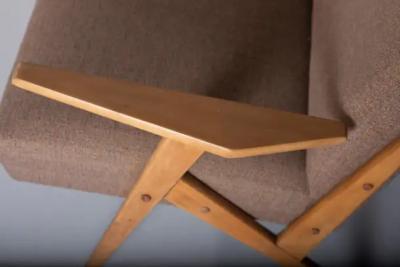 Jos Zanine Caldas Mid Century Modern Linha Z Lounge Sofa by Jos Zanine Caldas Brazil 1950s