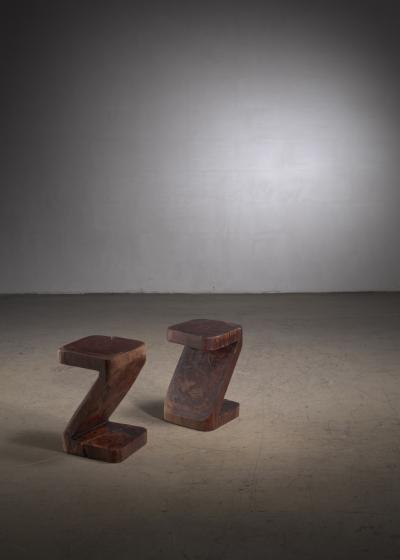 Jos Zanine Caldas Pair of Zanine Caldas Z stools