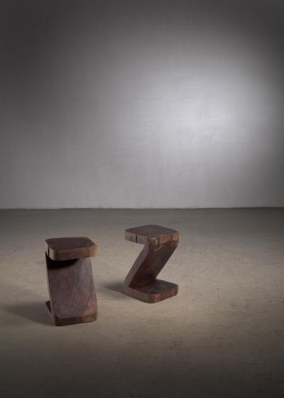 Jos Zanine Caldas Pair of Zanine Caldas Z stools