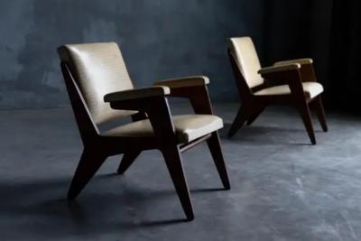 Jos Zanine Caldas Poltrona Armchairs by Jos Zanine Caldas Brazil 1950s