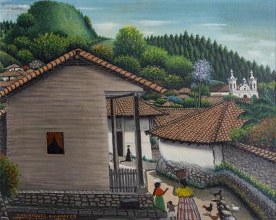 Jose Antonio Velasquez View from House San Antonio de Oriente