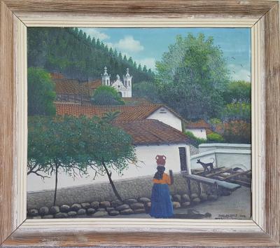 Jose Antonio Velasquez Woman with Jug in Honduras