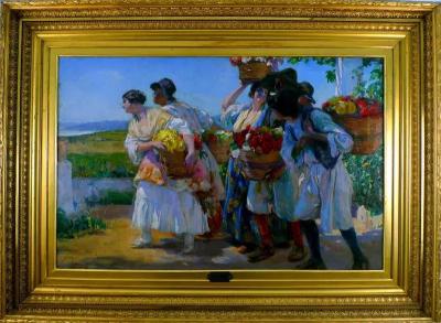 Jose Mongrell Valencian Flower Pickers