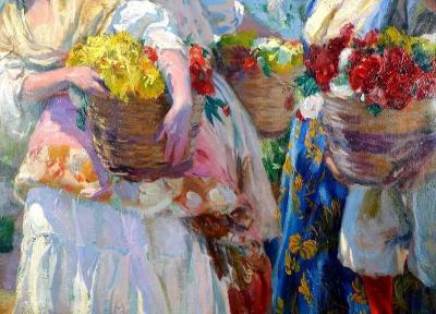 Jose Mongrell Valencian Flower Pickers