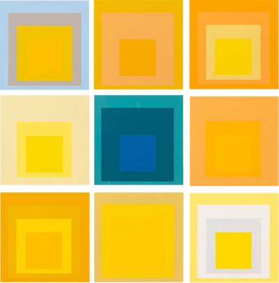 Josef Albers Homage to the Square Serigraphs by Josef Albers