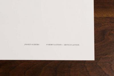 Josef Albers Josef Albers Formulation Articulation Portfolio II Folder 12