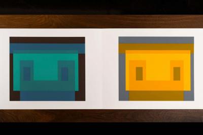 Josef Albers Josef Albers Silk Screen Diptych
