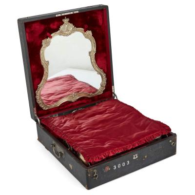 Josef Carl Klinkosch Antique silver toilet set for the Duke of Parma by Josef Carl Klinkosch