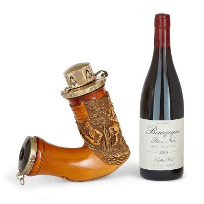 Josef Carl Klinkosch Meerschaum pipe bowl with silver mountings by Klinkosch