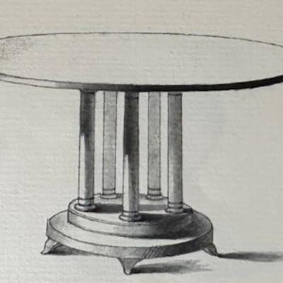 Josef Danhauser A Classic Biedermeier Tilt top Pedestal Table by Josef Danhauser