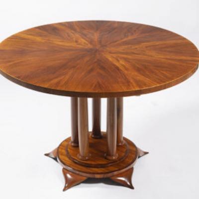 Josef Danhauser A Classic Biedermeier Tilt top Pedestal Table by Josef Danhauser