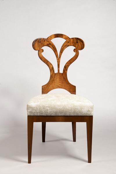 Josef Danhauser A Suite of Four Biedermeier Side Chairs Attributed to Josef Danhauser