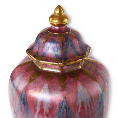 Josef Ekberg Exquisite Art Deco Luster Glazed Urn by Josef Ekberg for Gustavsberg