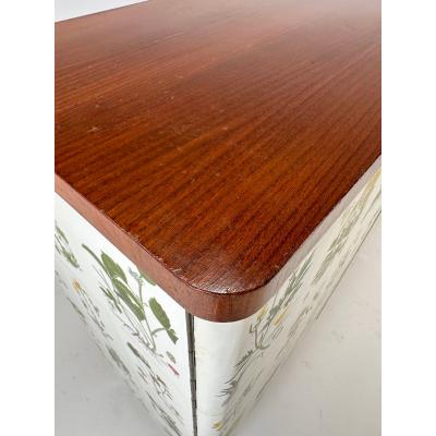 Josef Frank 1940 s Swedish Cabinet With Nordens Flora Illustrations