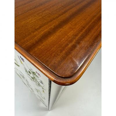 Josef Frank 1950 s Swedish Cabinet With Nordens Flora Illustrations