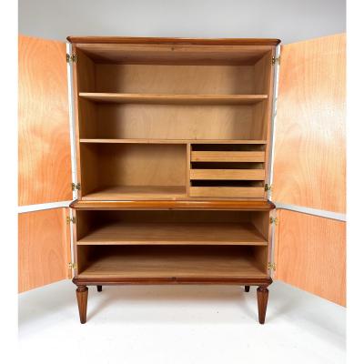 Josef Frank 1950 s Swedish Cabinet With Nordens Flora Illustrations