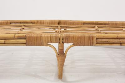 Josef Frank 1950s Basket Daybed in a Josef Frank Style Fabric