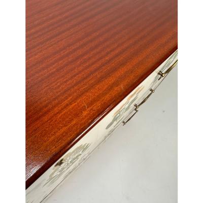 Josef Frank 1950s Swedish Dresser With Nordens Flora Illustrations