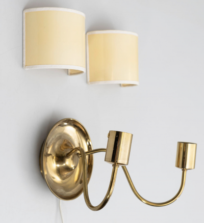 Josef Frank JOSEF FRANK A pair of wall lamps model 2565