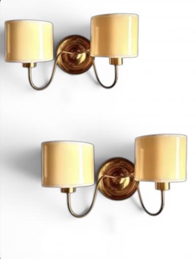 Josef Frank JOSEF FRANK A pair of wall lamps model 2565