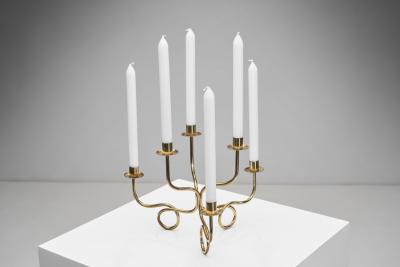 Josef Frank Josef Frank Six Branched Candle Holder for Firma Svenskt Tenn Sweden 1930s