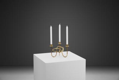 Josef Frank Josef Frank V nskapsknuten Brass Candelabra for Firma Svenskt Tenn Sweden 1940s