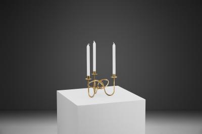 Josef Frank Josef Frank V nskapsknuten Brass Candelabra for Firma Svenskt Tenn Sweden 1940s