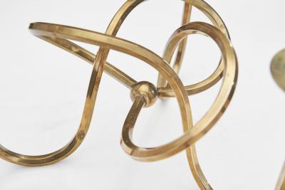 Josef Frank Josef Frank V nskapsknuten Brass Candelabra for Firma Svenskt Tenn Sweden 1940s