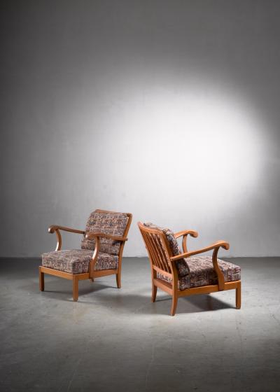 Josef Frank Josef Frank pair of armchairs