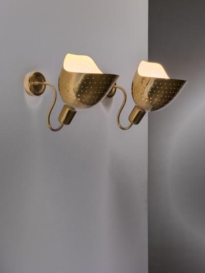 Josef Frank Josef Frank pair of brass wall lamps for Svenskt Tenn