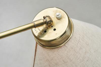 Josef Frank Model 1842 Adjustable Brass Floor Lamp by Josef Frank Sweden 1930s