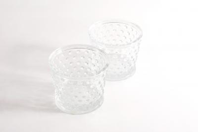 Josef Frank Pair of Hortus Glass Pots or Vases by Josef Frank