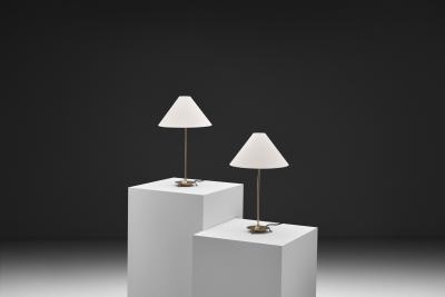 Josef Frank Pair of Model 2552 Table Lamps by Josef Frank for Svenskt Tenn Sweden 1930s