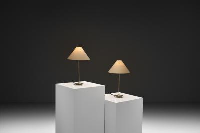 Josef Frank Pair of Model 2552 Table Lamps by Josef Frank for Svenskt Tenn Sweden 1930s