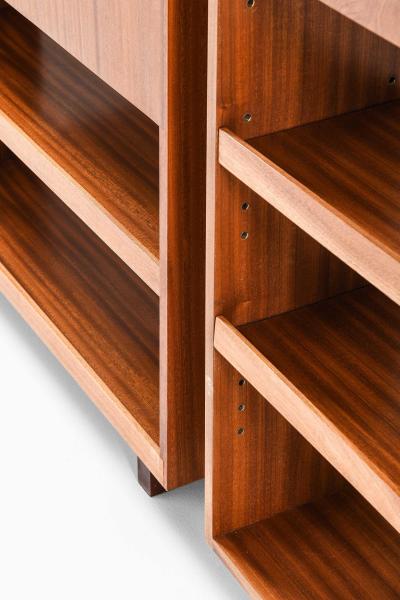 Josef Frank Set of 3 Bookcase and Cabinets in Mahogany by Josef Frank 1940s