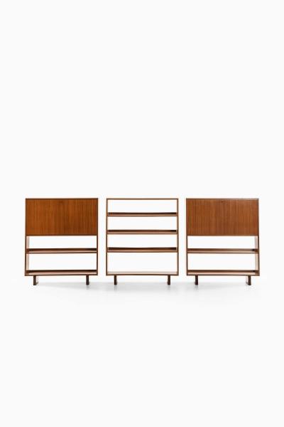 Josef Frank Set of 3 Bookcase and Cabinets in Mahogany by Josef Frank 1940s