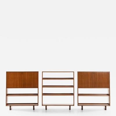 Josef Frank Set of 3 Bookcase and Cabinets in Mahogany by Josef Frank 1940s