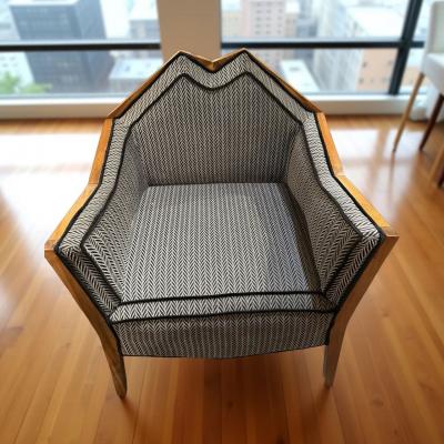 Josef Go r Cubist Armchair Pair by Josef Go r 1913 Custom Made