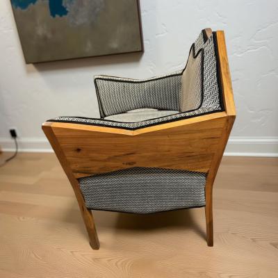 Josef Go r Cubist Armchair Pair by Josef Go r 1913 Custom Made