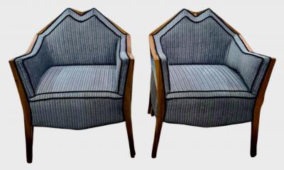 Josef Go r Cubist Armchair Pair by Josef Go r 1913 Custom Made