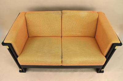 Josef Hoffmann 20th Century Art Nouveau Two Seat Sofa School Of J Hoffmann AT ca 1910