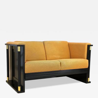 Josef Hoffmann 20th Century Art Nouveau Two Seat Sofa School Of J Hoffmann AT ca 1910