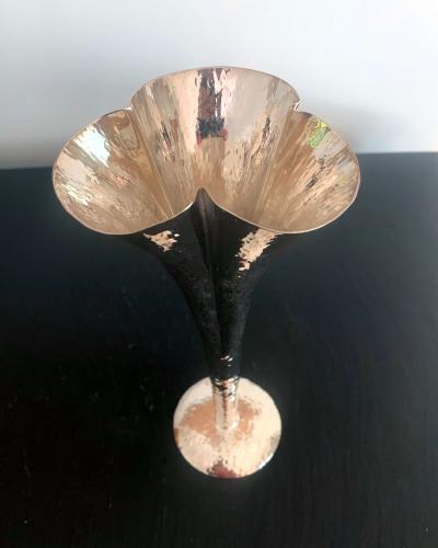 Josef Hoffmann A Vienna Secession Silver Vase by Weiner Werkst tte