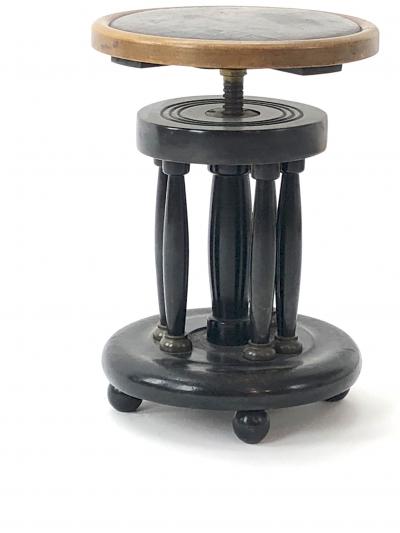 Josef Hoffmann Hoffman austrian succession rarest adjustable piano stool
