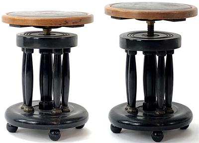 Josef Hoffmann Hoffman austrian succession rarest adjustable piano stool
