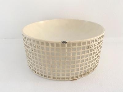 Josef Hoffmann JOSEF HOFFMANN BY BIEFFEPLAST PIERCED METAL BOWL
